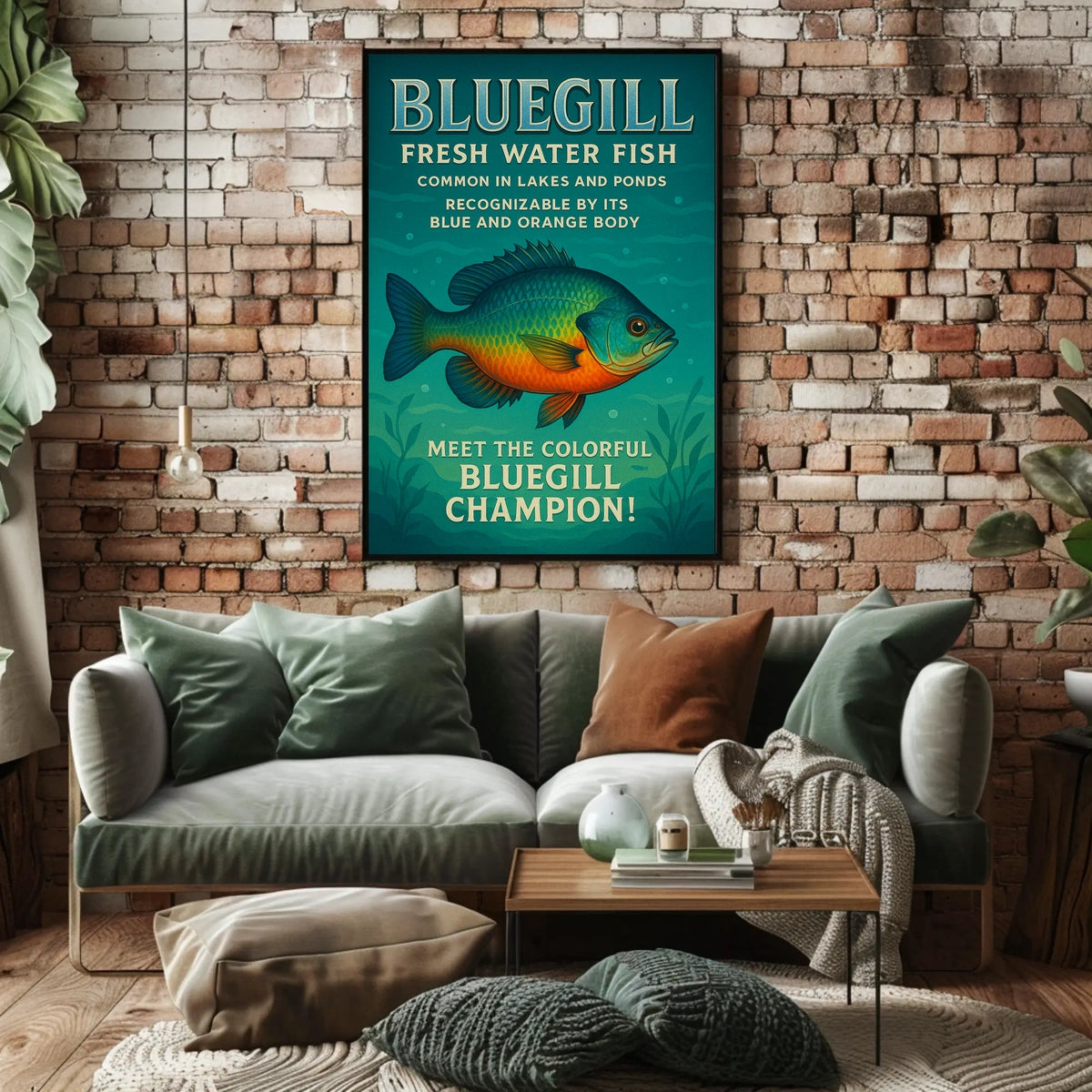 Meet the Colorful Bluegill Poster