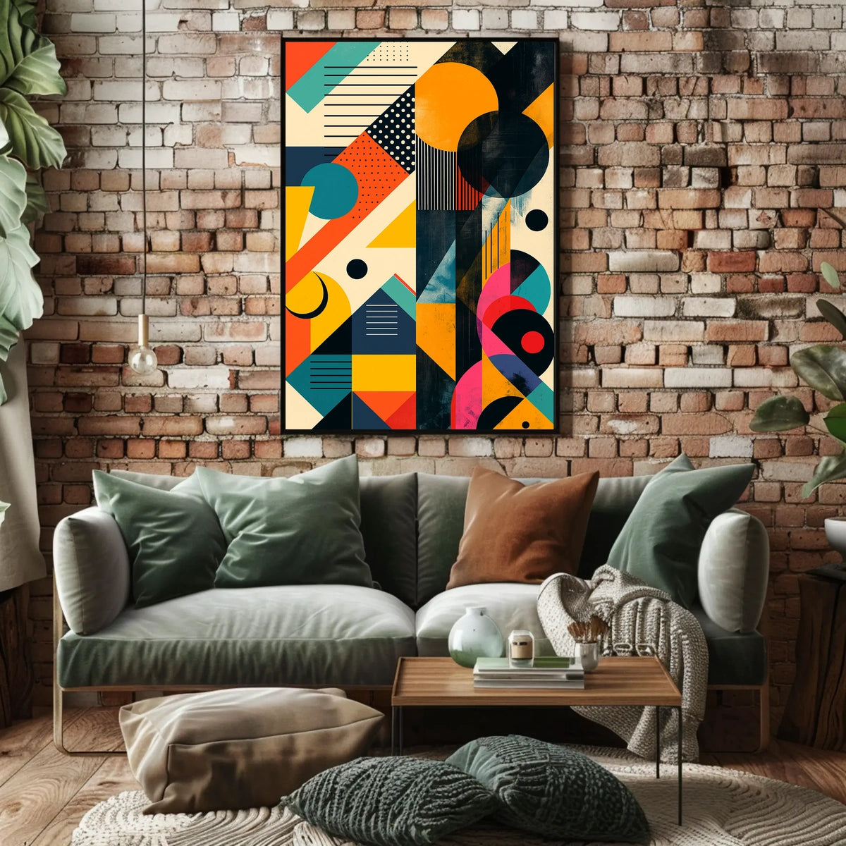 Geometric Abstraction Abstract Poster