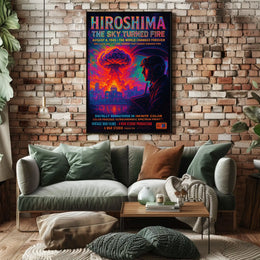 Hiroshima The Sky Turned Fire Poster