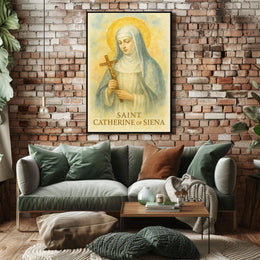 Saint Catherine Siena Poster