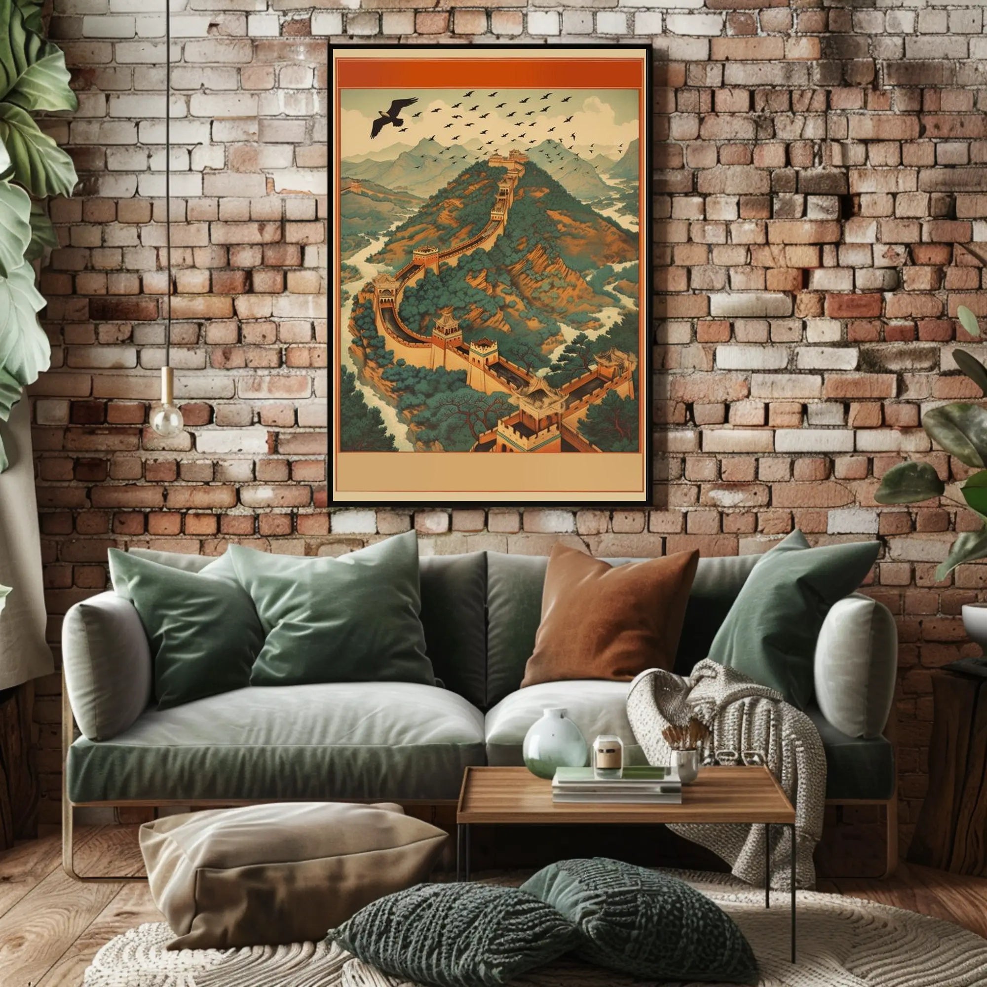 Majestic Great Wall: Enchanting Journey Through Time Poster