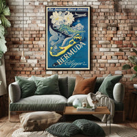 Bermuda By Clipper Poster