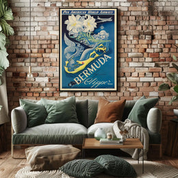 Bermuda By Clipper Poster