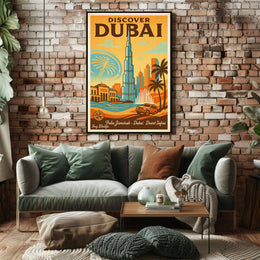 Discover Dubai Poster