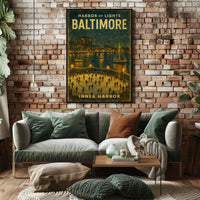 Harbor Of Lights Baltimore Poster