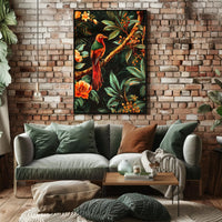 Tropical Bird in Paradise Wall Art Print