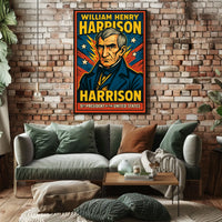 William Henry Harrison Ninth President Poster Wall Art