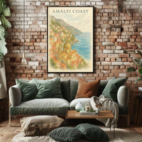 Amalfi Coast Dreamscape Poster