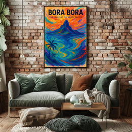 Bora Bora Paradise: Exotic Travel Poster PosterGoat