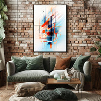 Abstract Geometric Symphony Abstract Poster PosterGoat
