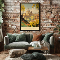 Tranquil Italian Landscape Poster