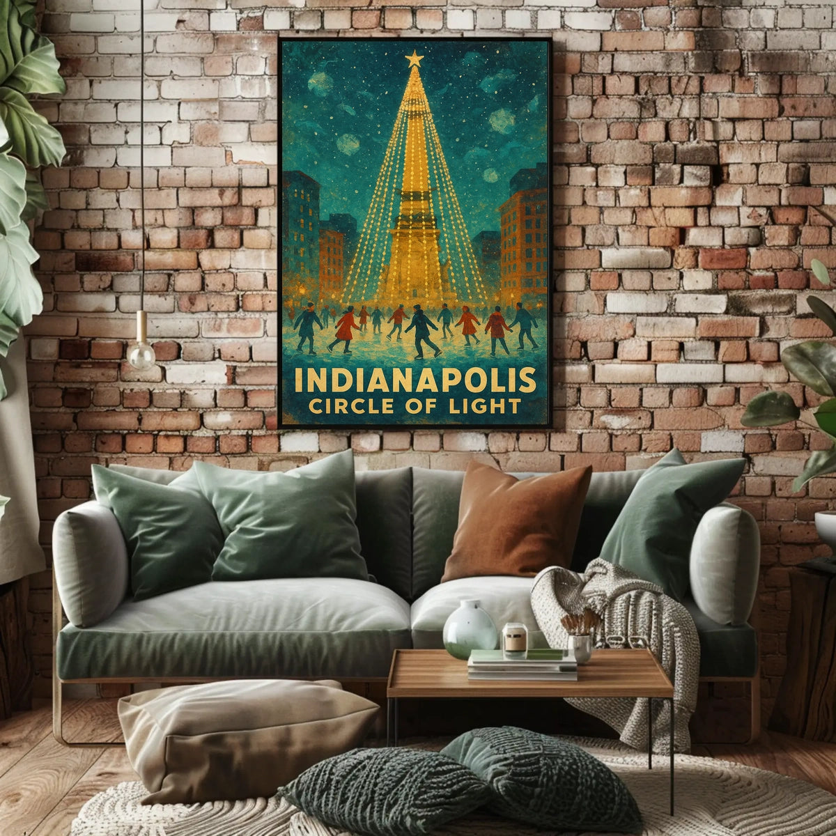 Indianapolis Circle of Light Poster
