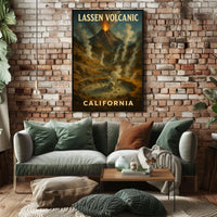 Lassen Volcanic California Poster