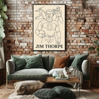 Jim Thorpe Tribute Poster