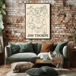 Jim Thorpe Tribute Poster