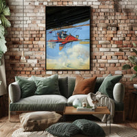 Whimsical Flight Adventure Poster PosterGoat