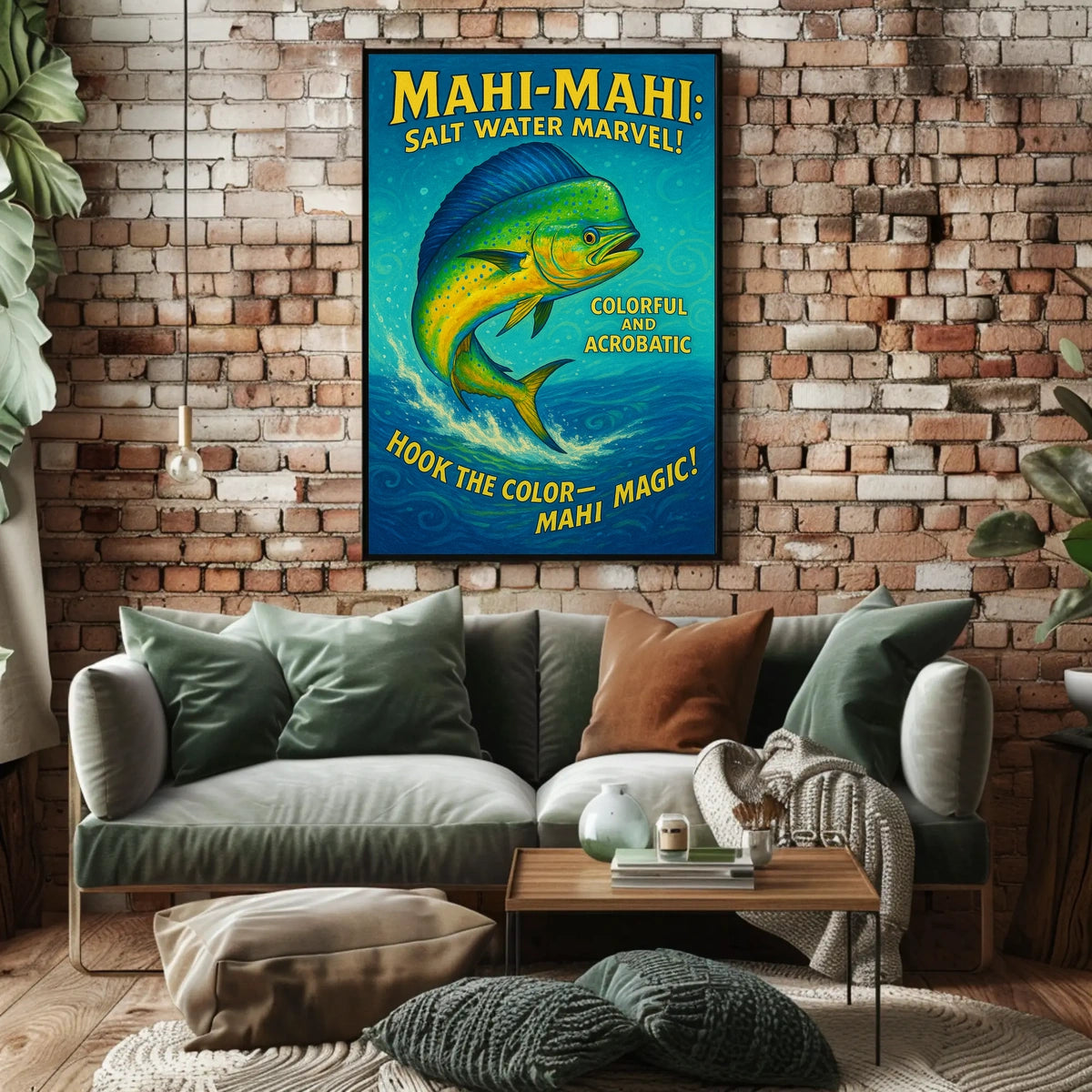 Mahi-Mahi Salt Water Marvel Poster