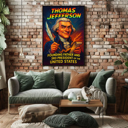 Thomas Jefferson 3rd President Poster