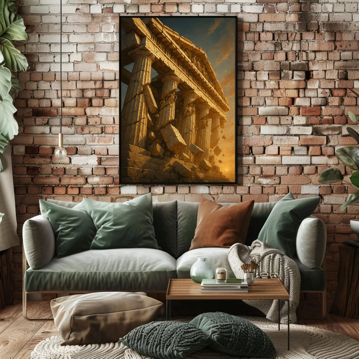 Crumbling Ancient Ruins Poster