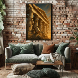 Crumbling Ancient Ruins Poster