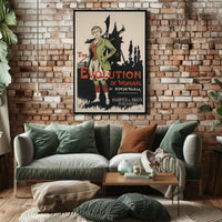 Evolution Of Woman Art Print Poster Vintage Decor