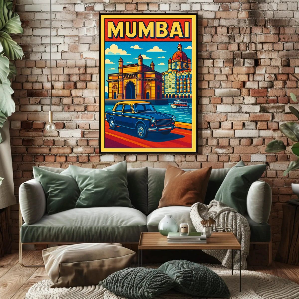 Mumbai A Vibrant Cityscape Poster