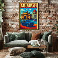 Mumbai A Vibrant Cityscape Poster