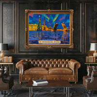 St. Petersburg, Russia Winter Splendor Poster
