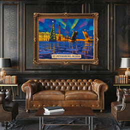 St. Petersburg, Russia Winter Splendor Poster