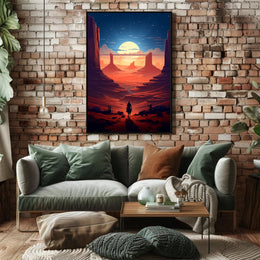 Journey Through The Desert Poster PosterGoat