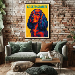Cocker Spaniel Art Poster