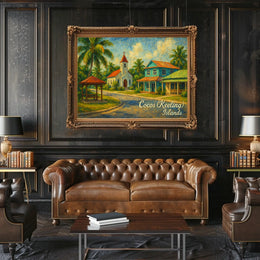 Cocos (Keeling) Islands Tropical Serenity Poster