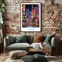 Tokyo Nights Poster PosterGoat