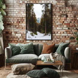 Serene Winter Landscape National Park Poster