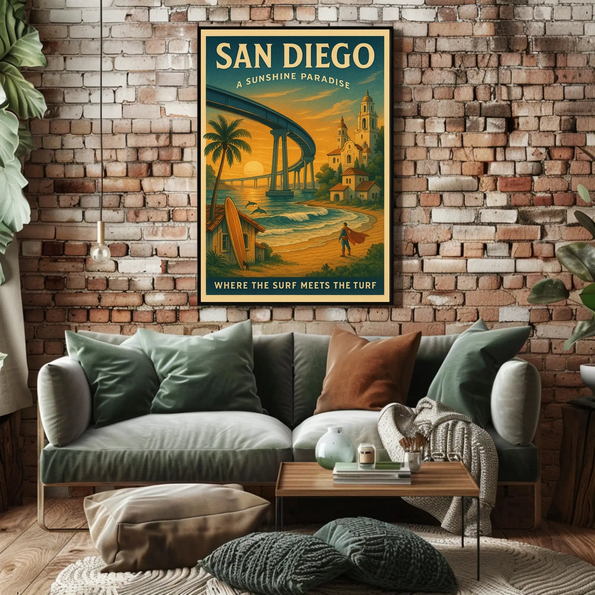 San Diego A Sunshine Paradise Poster