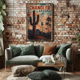 Chandler, Arizona Vintage Vintage Poster