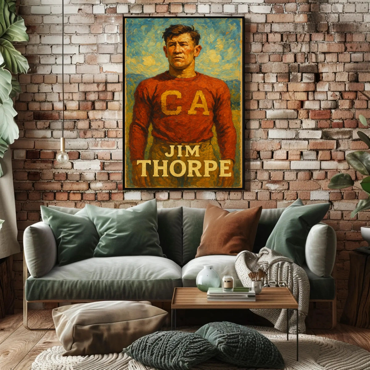Jim Thorpe Portrait Poster