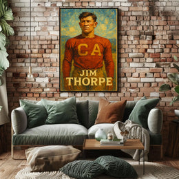 Jim Thorpe Portrait Poster