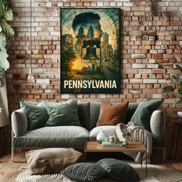 Pennsylvania A Journey Through Time Poster