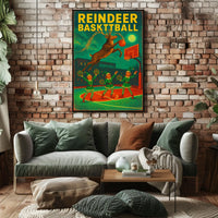 Reindeer Basketball Extravaganza Poster