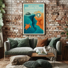 Discover the Northern Mariana Islands Poster