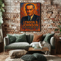 Lyndon B. Johnson Presidential Era Poster