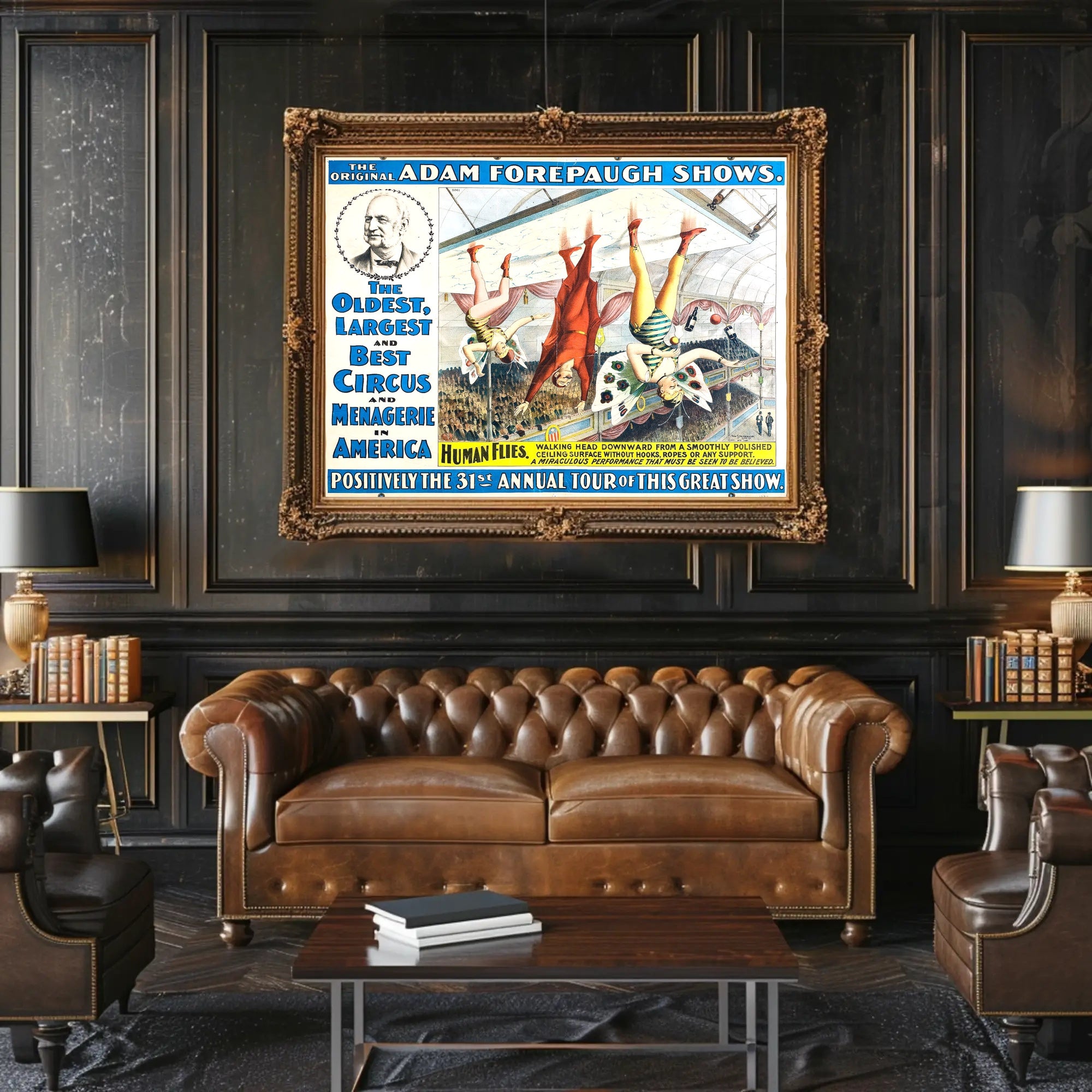 Adam Forepaugh Shows – 31st Annual Tour Poster