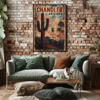 Chandler Arizona Scenic Wanderlust Decor Lovers Poster