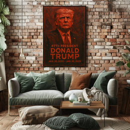 Donald Trump 47th President Poster