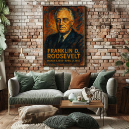 Franklin D. Roosevelt Poster