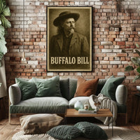 Buffalo Bill Iconic American Old West Cultural Heritage Poster