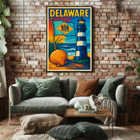 Delaware Coastal Charm Poster