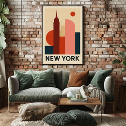 New York Skyline Art Poster