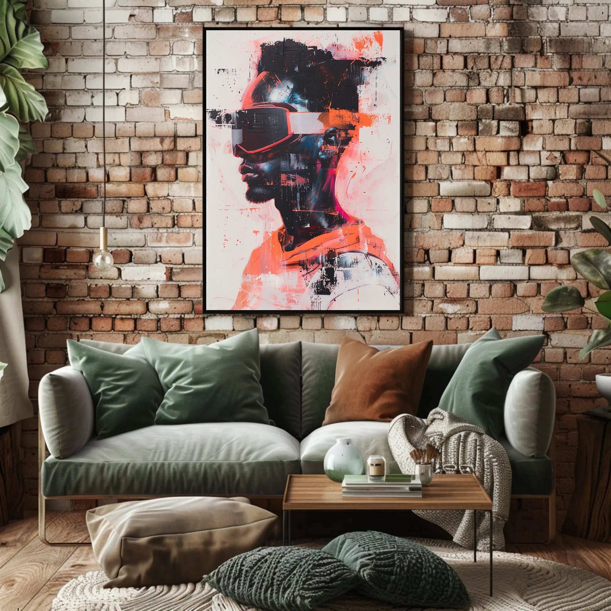 Futuristic Vision Art Print Poster for Modern Home Decor PosterGoat